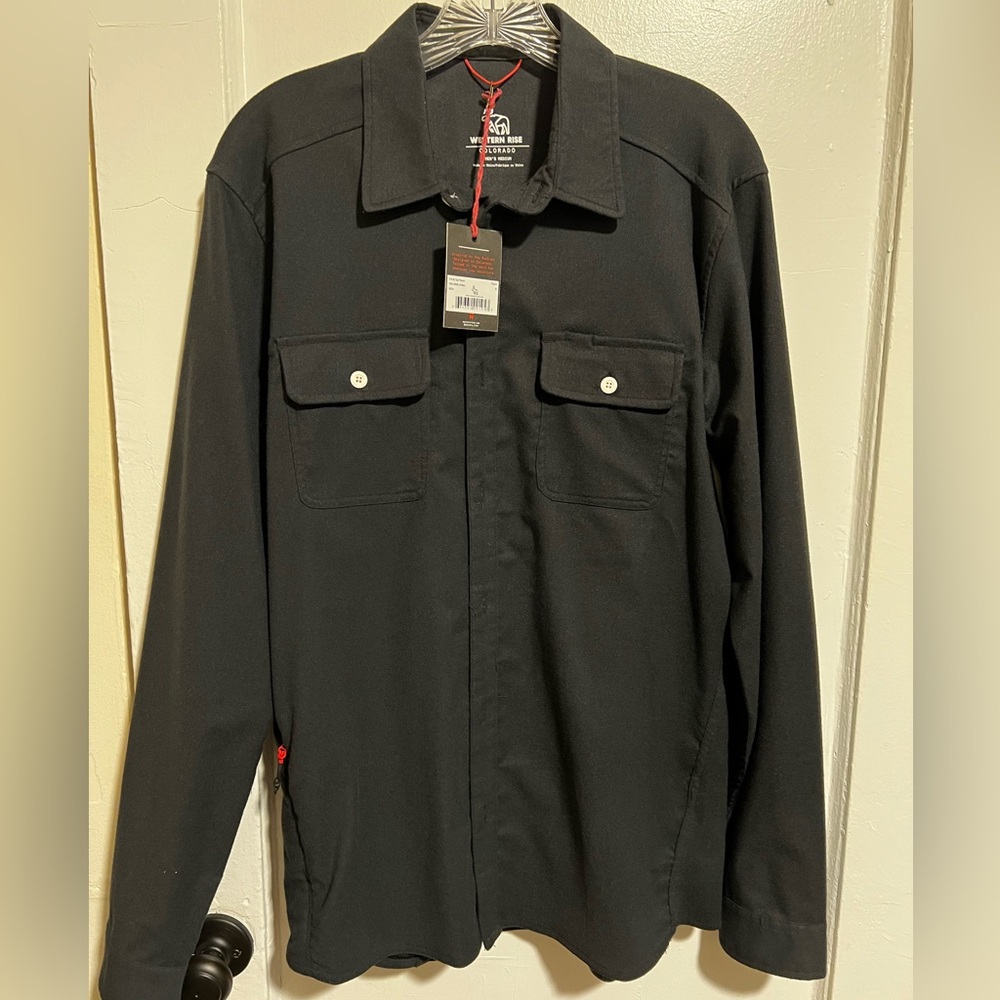 Western Rise Tech Flannel Black M